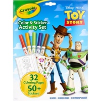 Crayola Toy Story 5 Color & Sticker Activity Set with 50+ Stickers