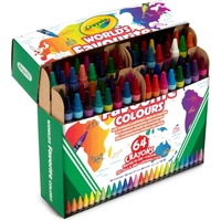 Crayola World's Favorite Colors Crayons for Kids Assorted 64 Count