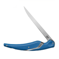 Cuda 6.5" Titanium Bonded Stainless Steel Folding Fillet Knife (CU-18205)