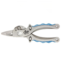 Cuda 7.25" Titanium Alloy Pliers with Leather Sheath & Lanyard (CU-18848)