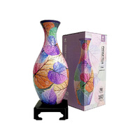 Pintoo Puzzle Vase Colourful Leaves 3D Jisgaw Puzzle 160 Pieces (CUBS1034)