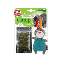 Gigwi Refillable Catnip Multi Teabag Rabbit Cat Toy 