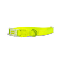 Zee Dog Neopro Adjustable Soft Dog Collar Yellow Medium