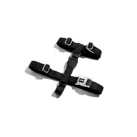 Zee Dog Neopro Adjustable Soft Dog H Harness Black XS