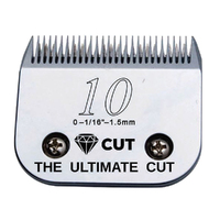 Diamond Cut Detachable A5 Style Carbon Steel Clipper Blade Size 10