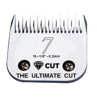 Diamond Cut Detachable A5 Style Carbon Steel Clipper Blade Size 7