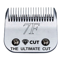 Diamond Cut Detachable A5 Style Carbon Steel Clipper Blade Size 7F