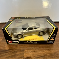 Burago Lexus SC 430 Silver 1:18 Diecast Model Car