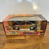 American Muscle Spinners 1995 Honda Civic 1:18 Diecast Model Car