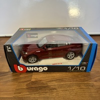 Burago BMW X6 M Metallic Red 1:18 Diecast Model Car