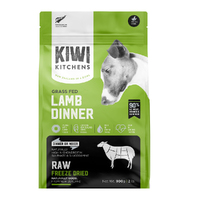 Kiwi Kitchens Raw Freeze Dried Grass Fed Lamb Dinner Dry Dog Food 900g