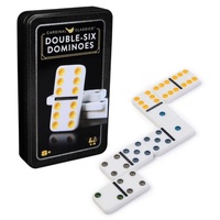Cardinal Classics Double-Six Dominoes Set Coloured 1-4 Players Ages 8+