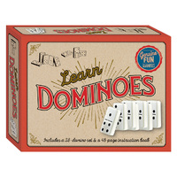 Hinkler Learn Dominoes incl 28-Domino Set & 48-Page Instruction Book (DOM919077)