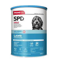 Prime 100 SPD All Ages Air Dried Dry Dog Food Lamb & Rosemary 600g