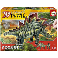 Educa 3D Creature Cardboard Puzzle Stegosaurus 89 Pieces (EDU19184)