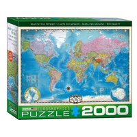 MAP OF THE WORLD 2000pc (EUR20557)