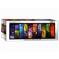 Solar System Panoramic Jigsaw Puzzles 1000 Pieces (EUR50308)