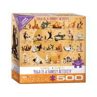 Yoga Family Activity XL Puzzle 500pcs (EUR55354)