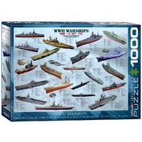 Eurographics WWII Warships Jigsaw Puzzle 1000 Pieces (EUR60133)
