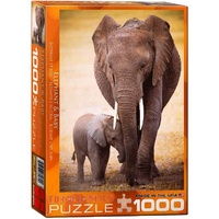 Elephant & Baby Puzzle 1000pcs (EUR60270)