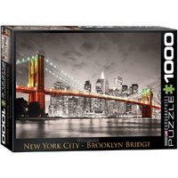 Eurographics New York Brookyn Bridge Jigsaw Puzzle 1000 Pieces (EUR60662)