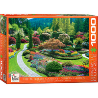 Eurographics Sunken Garden Butchart Jigsaw Puzzle 1000 Pieces (EUR60700)