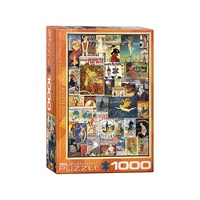 Vintage Bicycle Posters Puzzle 1000pcs (EUR60756)