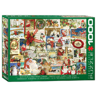 Eurographics Vintage Christmas Cards Jigsaw Puzzle 1000 Pieces (EUR60784)