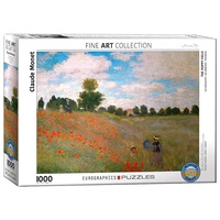 Poppy Field Monet Puzzle 1000pcs (EUR60826)