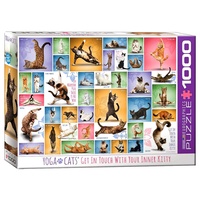 Yoga Cats Puzzle 1000pcs (EUR60953)