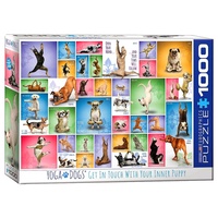 Yoga Dogs Puzzle 1000pcs (EUR60954)