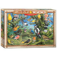 Eurographics Garden Birds Jardin Jigsaw Puzzle 1000 Pieces (EUR60967)