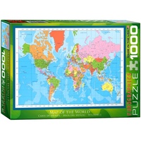 Map Of The World Puzzle 1000pcs (EUR61271)