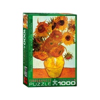 Van Gogh Twelve Sunflowers 1000 Piece (EUR63688)