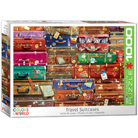 Eurographics Travel Suitcases Jigsaw Puzzle 1000 Pieces (EUR65468)