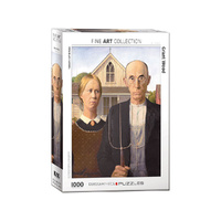 Eurographics Wood American Gothic Jigsaw Puzzle 1000 Pieces (EUR65479)