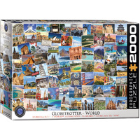 Eurographics Globetrotter World Jigsaw Puzzle 2000 Pieces