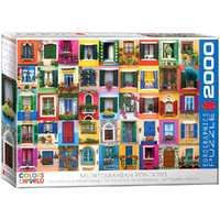 Eurographics Mediterranean Windows Jigsaw Puzzle 2000 Pieces (EUR65634)