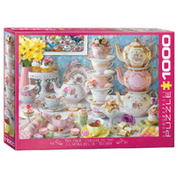 Eurographics Tea Table Adult Jigsaw Puzzle 1000 Pieces (EUR65764)