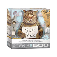 Eurographics Feline Felon Jigsaw Puzzle XL 500 Pieces (EUR65786)