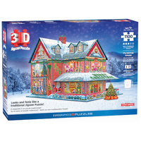 Eurographics 3D Christmas House Jigsaw Puzzle 1100 Pieces