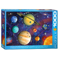 Eurographics Planets of Solar System Jigsaw Puzzle 1000 Pieces (EUR65823)
