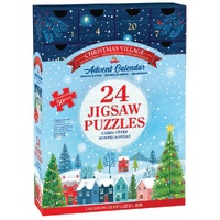 Eurographics Christmas Village Advent Calendar Jigsaw Puzzle 1200 Pieces