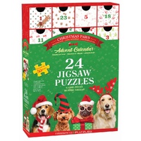 Eurographics Christmas Paws Advent Calendar Jigsaw Puzzle 1200 Pieces