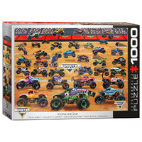Eurographics Monster Jam Truck Lineup Jigsaw Puzzle 1000 Pieces (EUR65944)