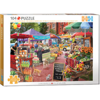 Eurographics Connecting Pieces Farmers Market Jigsaw Puzzle 104pc (EUR66022)