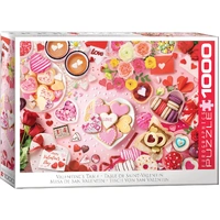Eurographics Valentine's Table Jigsaw Puzzle 1000 Pieces