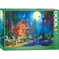 Eurographics Moon Lake Cabin Jigsaw Puzzle 1000 Pieces