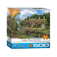 Eurographics Cobble Walk Cottage Large Pieces Jigsaw Puzzle 500pcs (EUR80457)