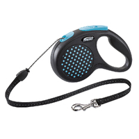 Flexi Standard 5m Cord Retractable Pet Dog Safety Lead Dotty Medium